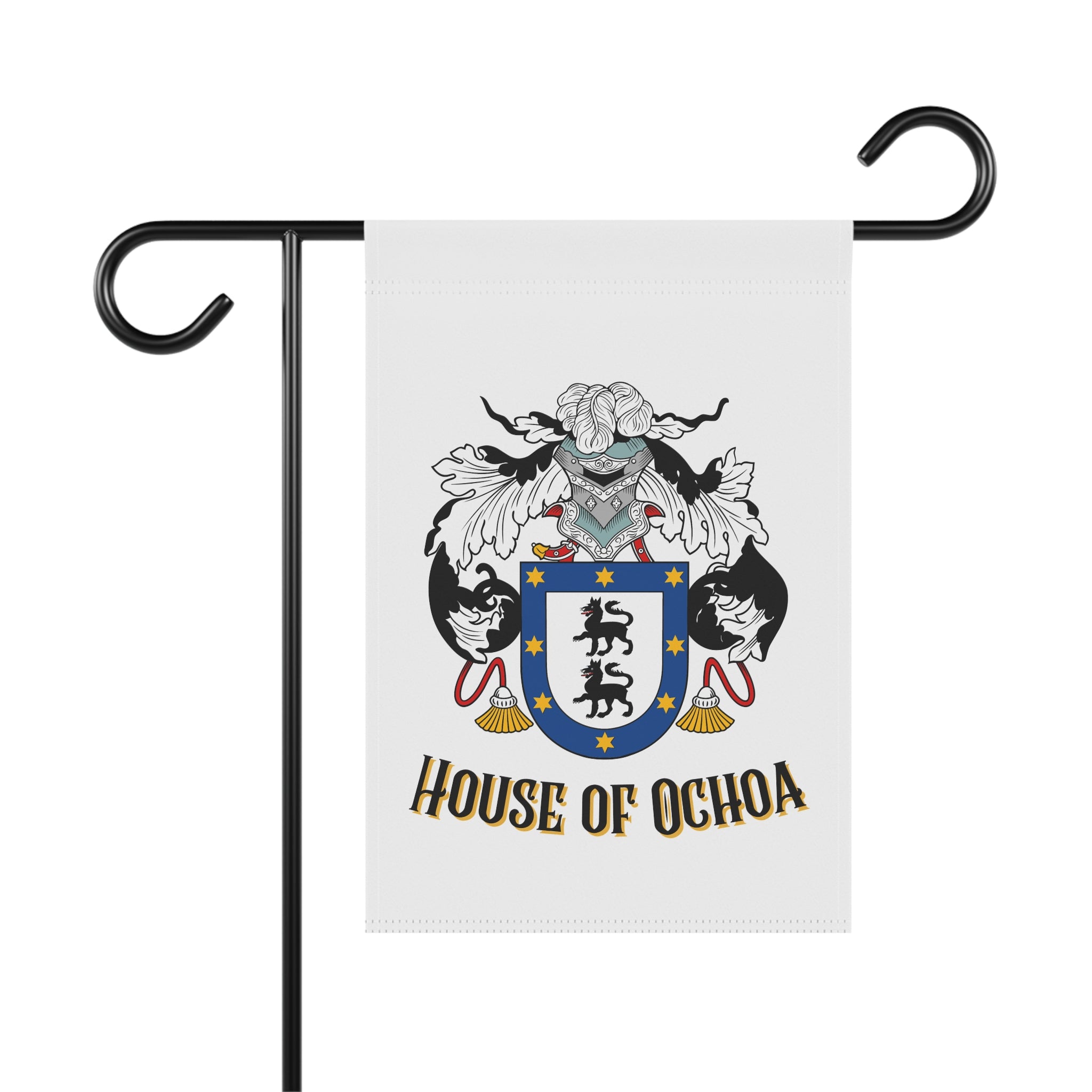 Ochoa Family Crest Garden Flag