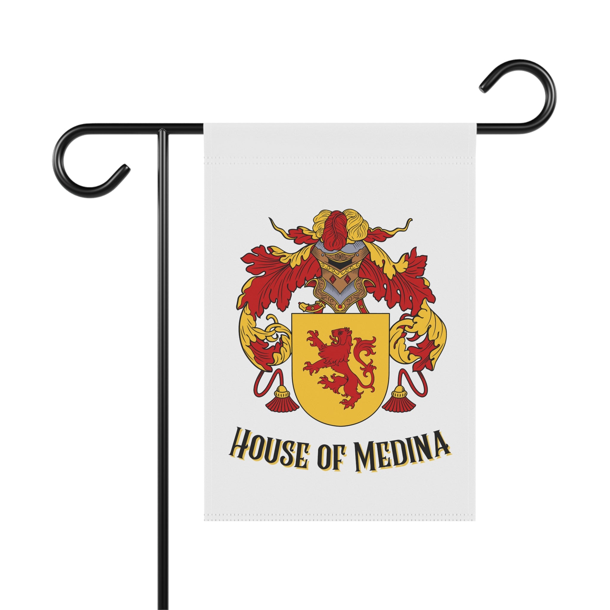 Medina Family Crest Garden Flag
