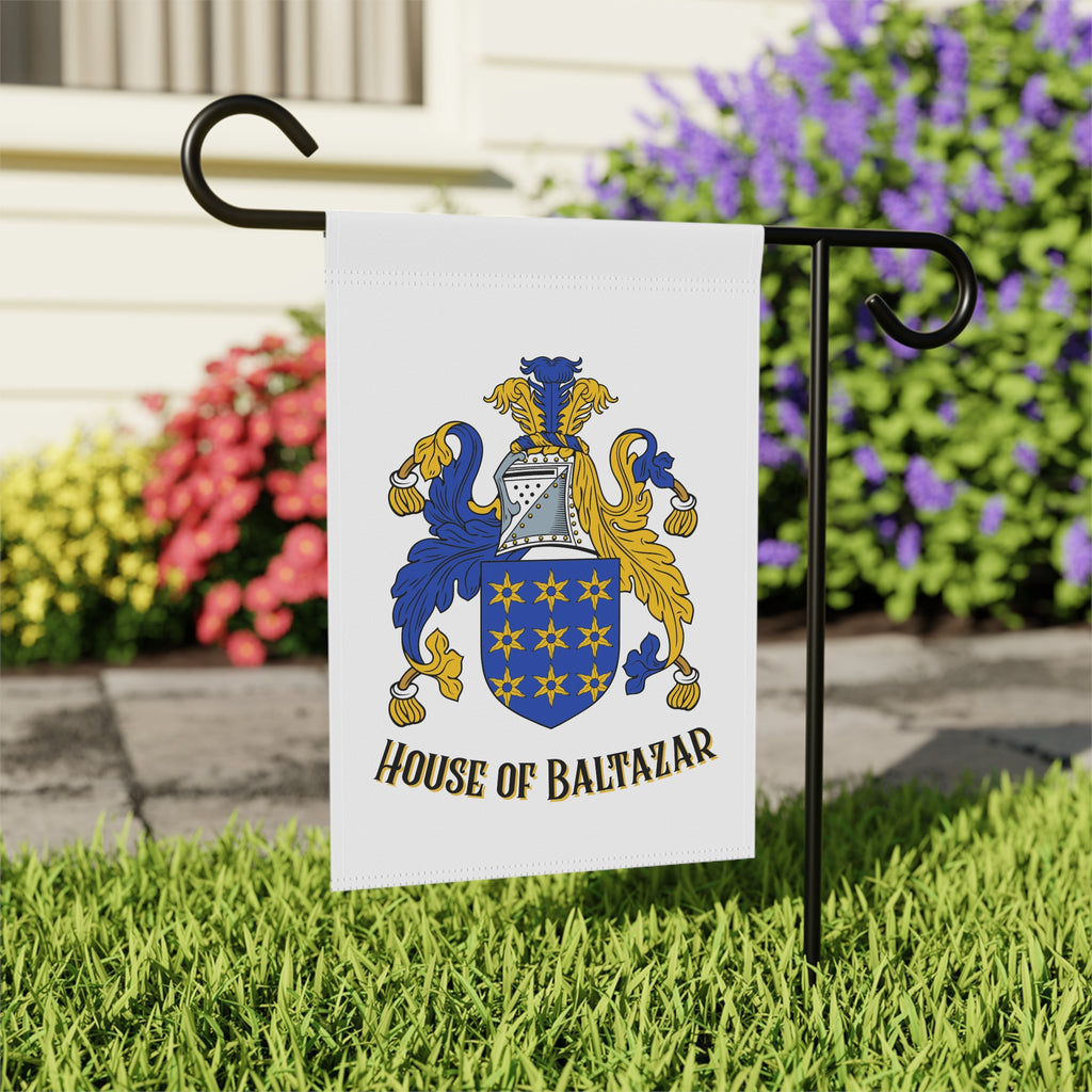 Baltazar Family Crest Garden Flag