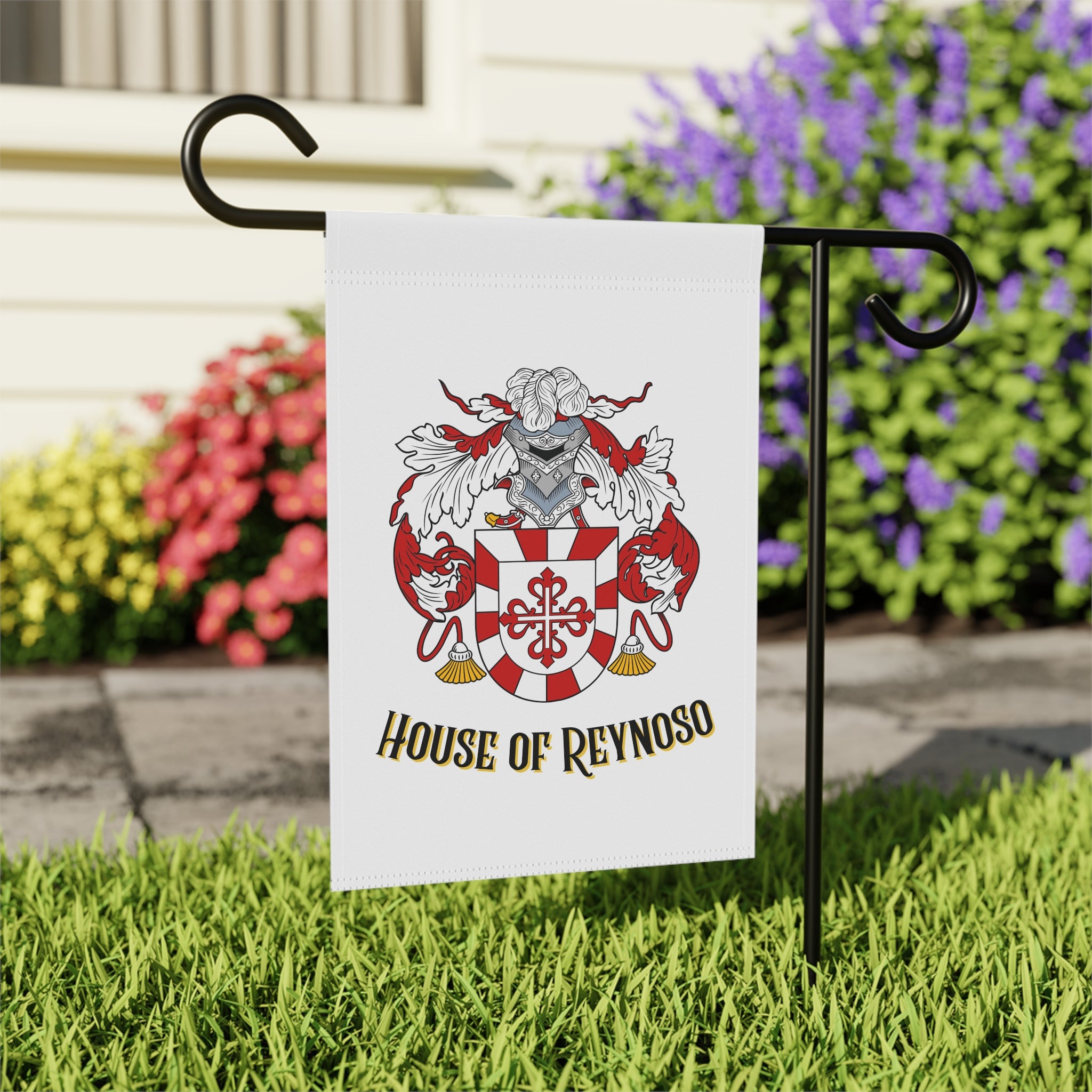 Reynoso Family Crest Garden Flag