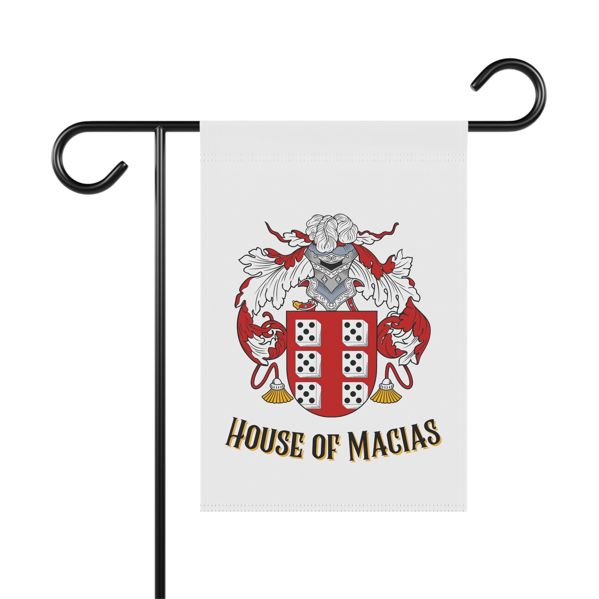 Macias Family Crest Garden Flag