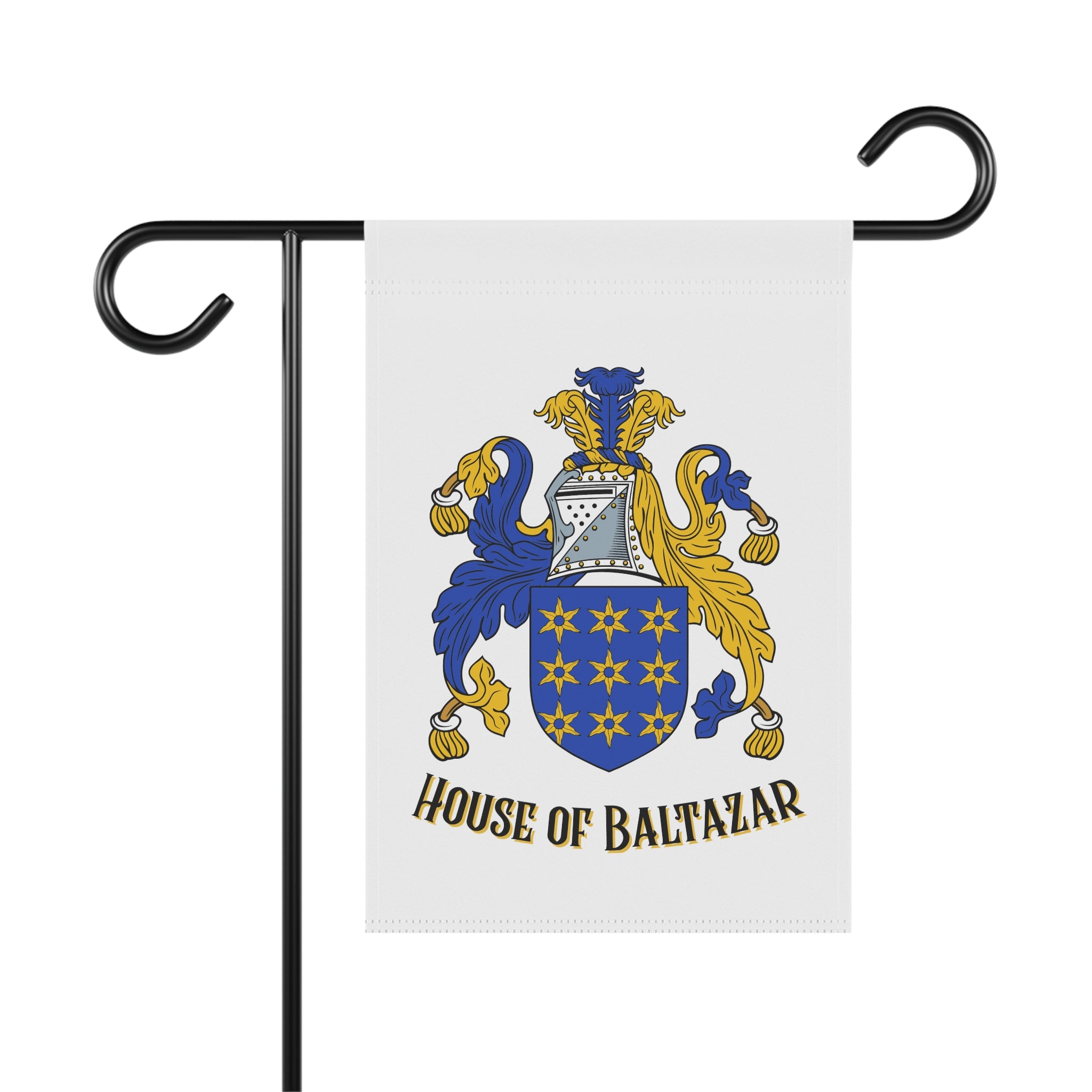 Baltazar Family Crest Garden Flag