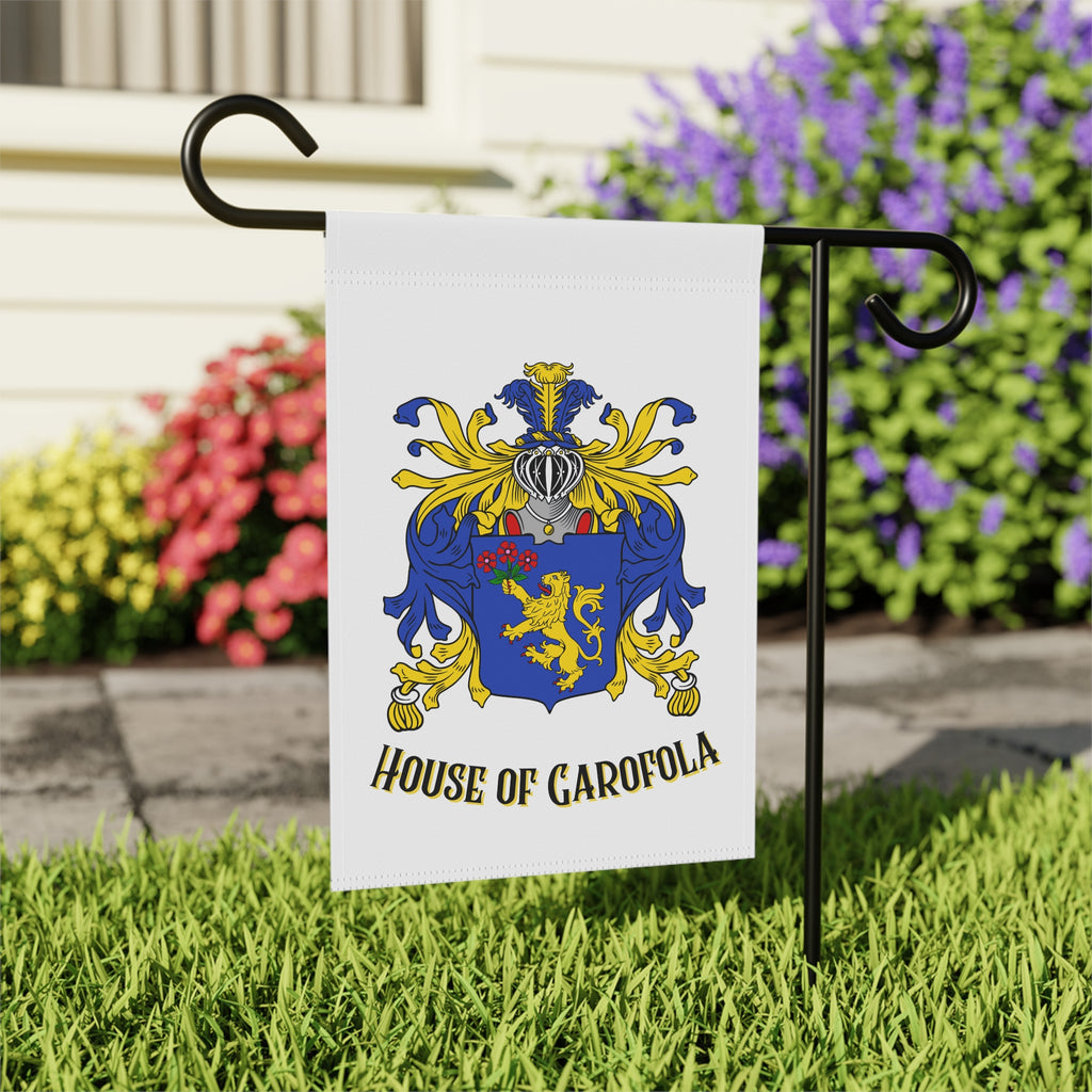 Garofola Family Crest Garden Flag