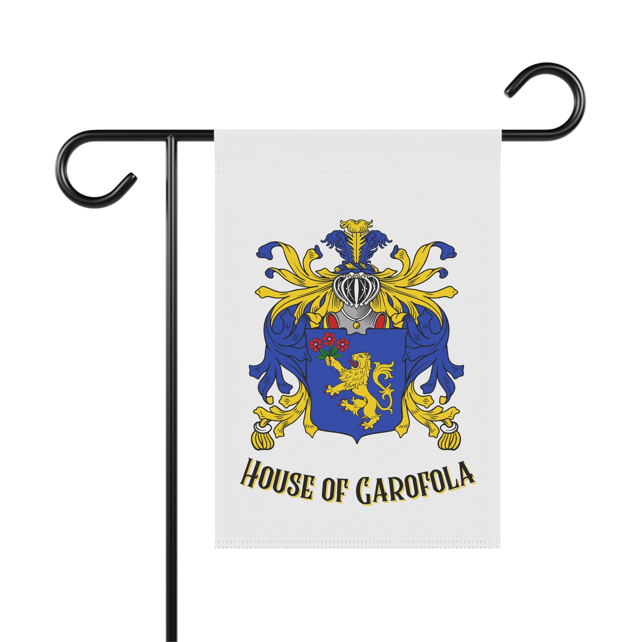 Garofola Family Crest Garden Flag