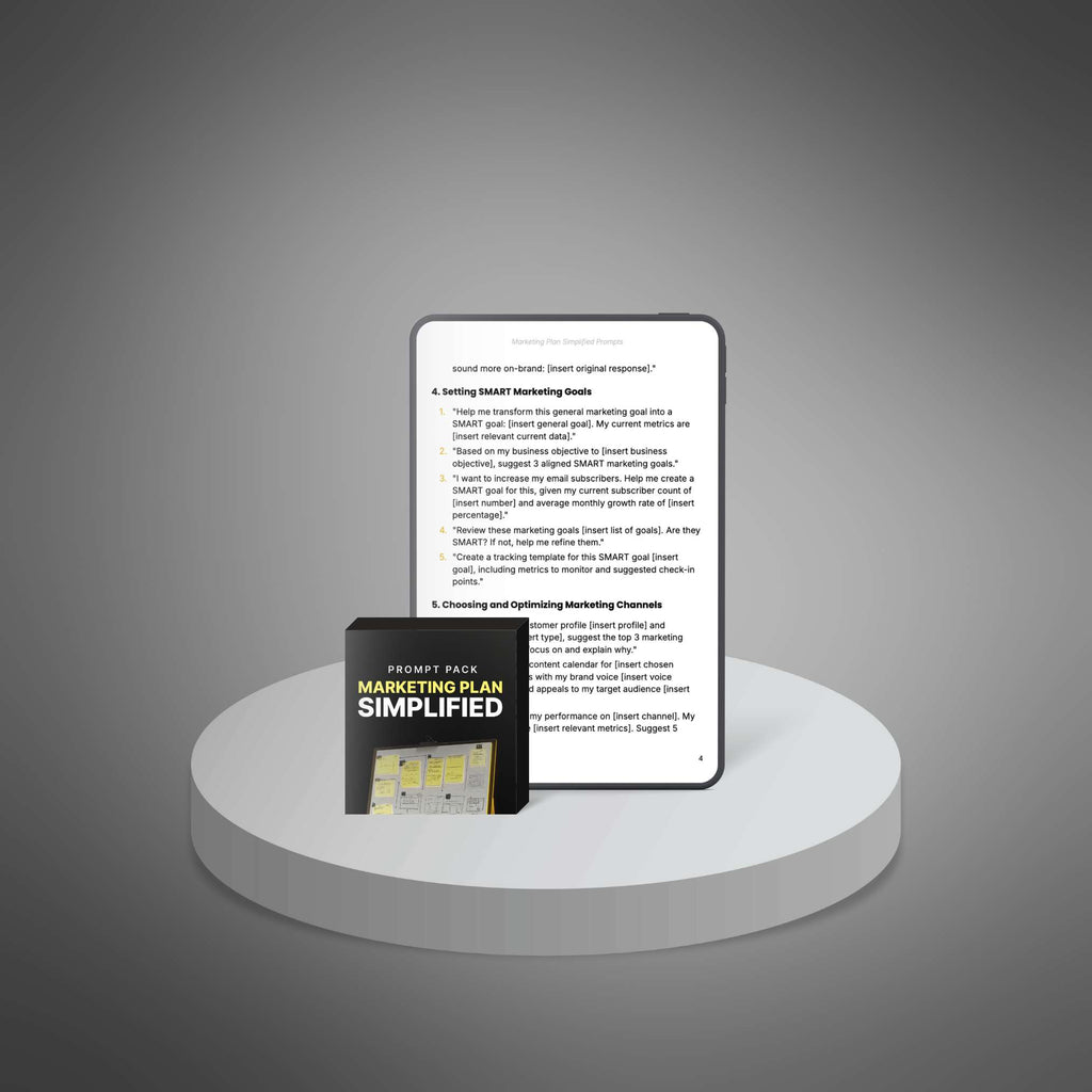 Marketing Plan Simplified - Bundle